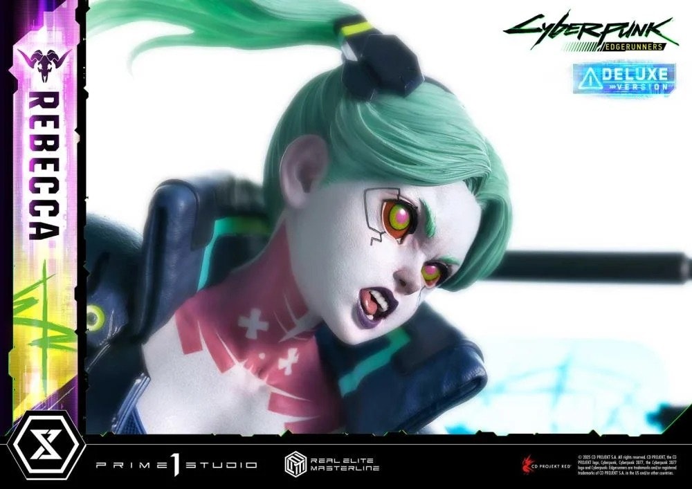 Cyberpunk: Edgerunners Real Elite Masterline Rebecca (Deluxe Ver.) 1/4 Scale Limited Edition Statue (With Bonus)