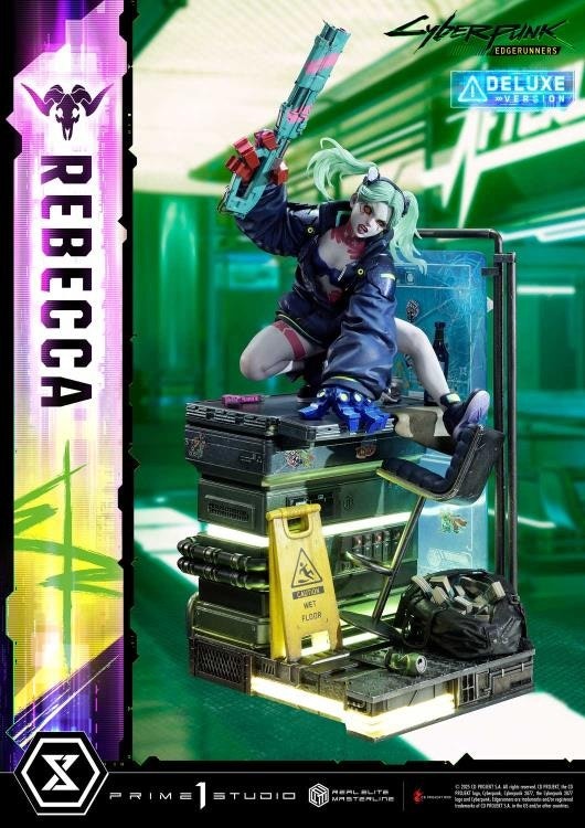 Cyberpunk: Edgerunners Real Elite Masterline Rebecca (Deluxe Ver.) 1/4 Scale Limited Edition Statue (With Bonus)