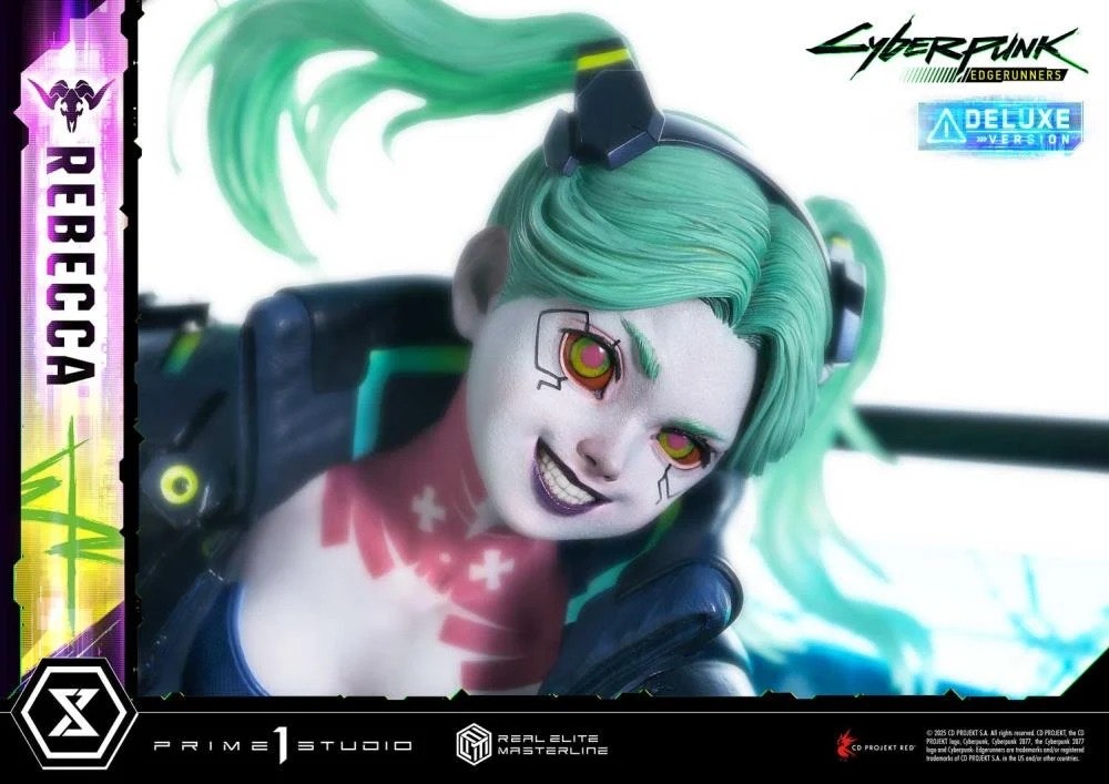Cyberpunk: Edgerunners Real Elite Masterline Rebecca (Deluxe Ver.) 1/4 Scale Limited Edition Statue (With Bonus)