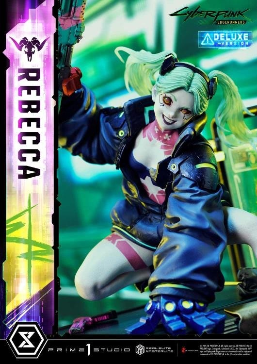 Cyberpunk: Edgerunners Real Elite Masterline Rebecca (Deluxe Ver.) 1/4 Scale Limited Edition Statue (With Bonus)
