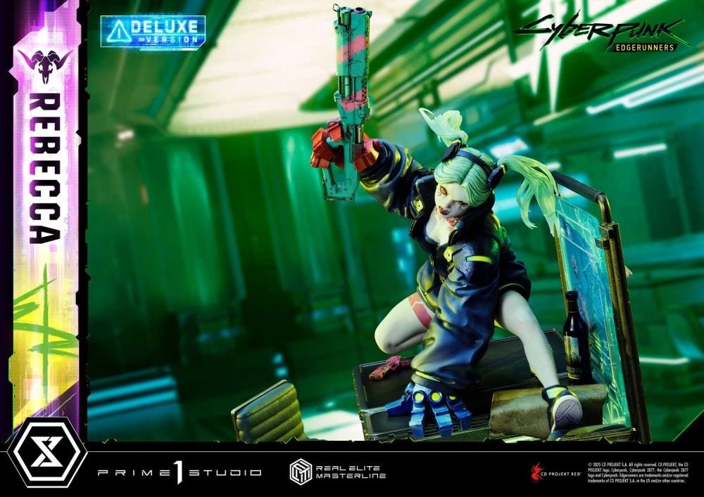 Cyberpunk: Edgerunners Real Elite Masterline Rebecca (Deluxe Ver.) 1/4 Scale Limited Edition Statue (With Bonus)