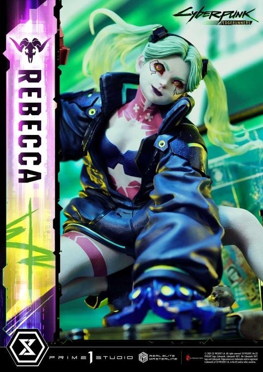 Cyberpunk: Edgerunners Real Elite Masterline Rebecca (Deluxe Ver.) 1/4 Scale Limited Edition Statue (With Bonus)