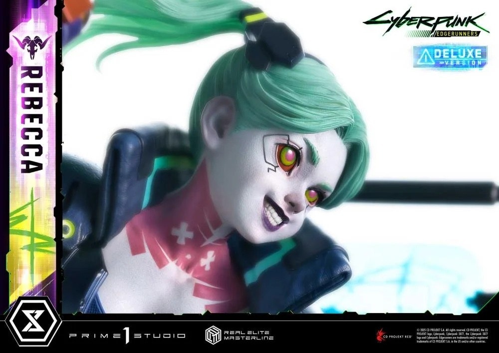 Cyberpunk: Edgerunners Real Elite Masterline Rebecca (Deluxe Ver.) 1/4 Scale Limited Edition Statue (With Bonus)