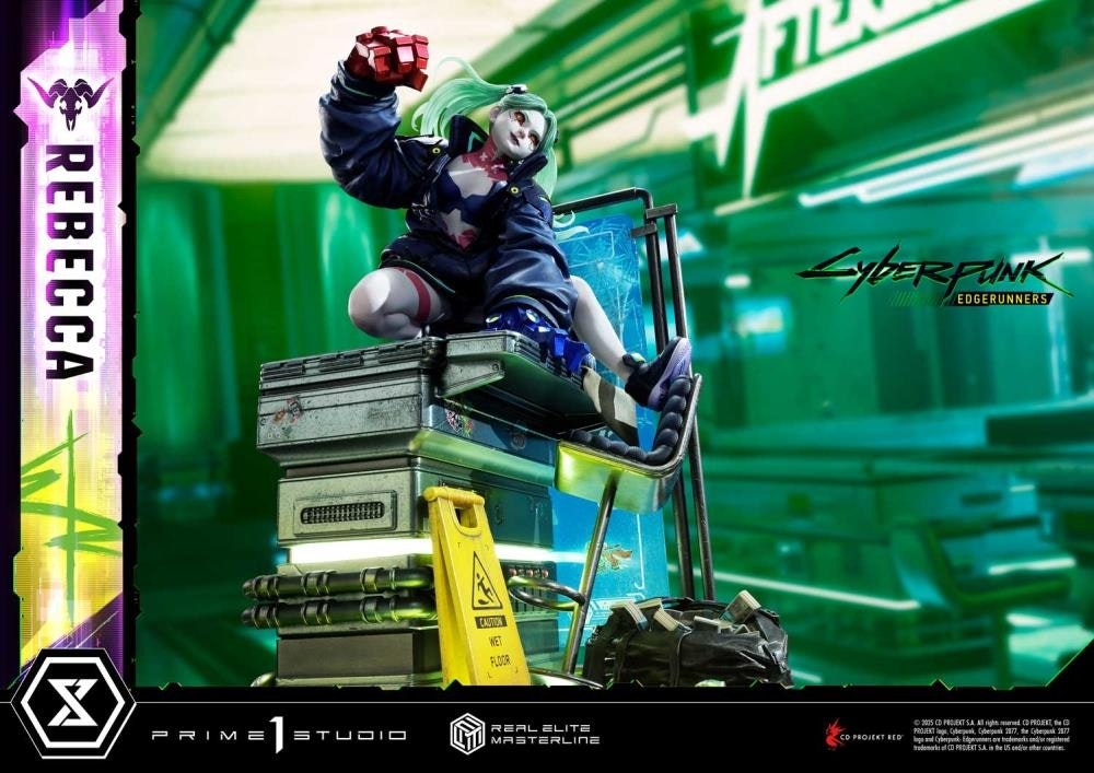 Cyberpunk: Edgerunners Real Elite Masterline Rebecca (Deluxe Ver.) 1/4 Scale Limited Edition Statue (With Bonus)