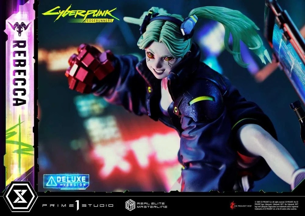 Cyberpunk: Edgerunners Real Elite Masterline Rebecca (Deluxe Ver.) 1/4 Scale Limited Edition Statue (With Bonus)