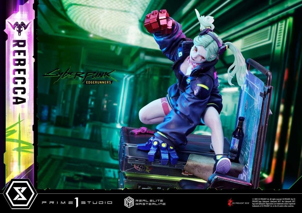Cyberpunk: Edgerunners Real Elite Masterline Rebecca (Deluxe Ver.) 1/4 Scale Limited Edition Statue (With Bonus)