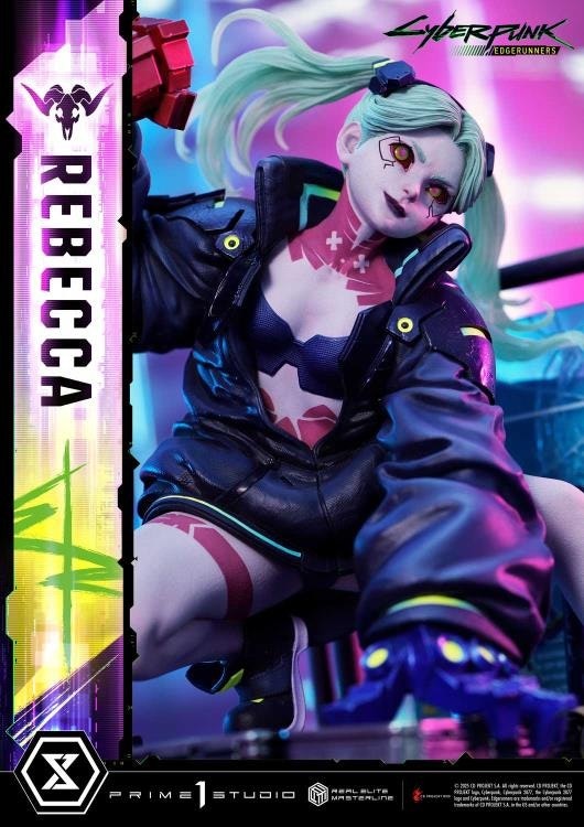 Cyberpunk: Edgerunners Real Elite Masterline Rebecca (Deluxe Ver.) 1/4 Scale Limited Edition Statue (With Bonus)