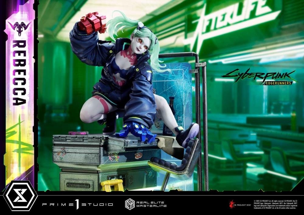 Cyberpunk: Edgerunners Real Elite Masterline Rebecca (Deluxe Ver.) 1/4 Scale Limited Edition Statue (With Bonus)