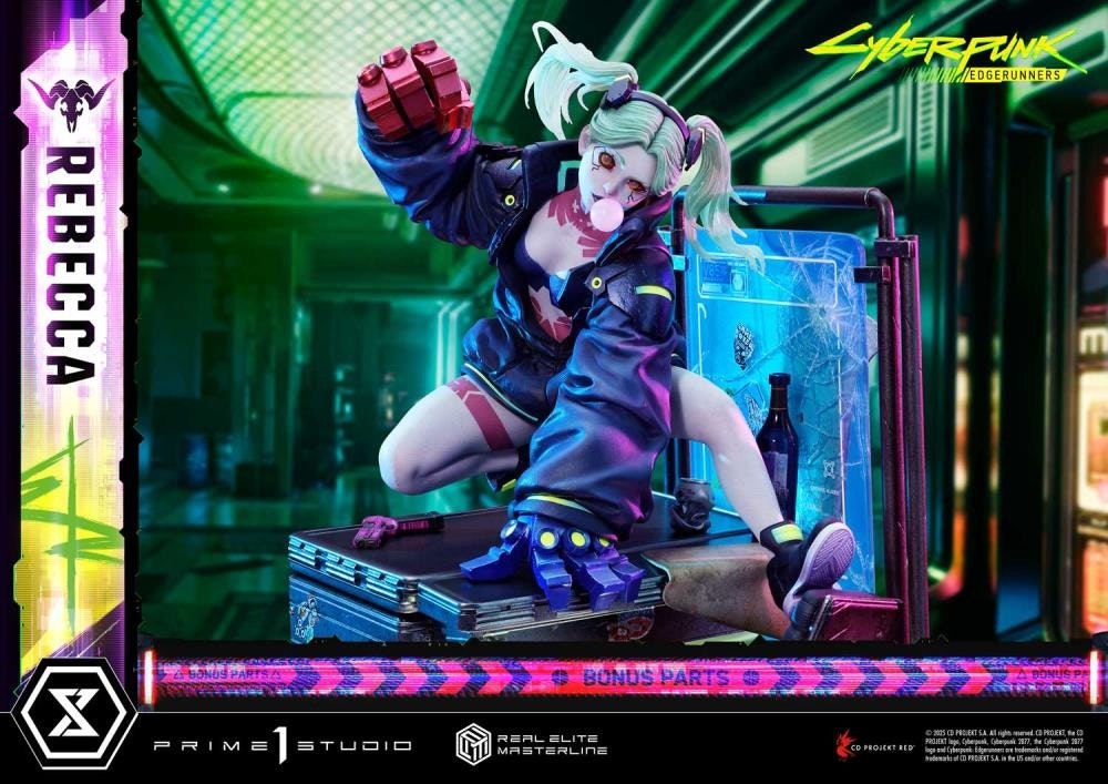 Cyberpunk: Edgerunners Real Elite Masterline Rebecca (Deluxe Ver.) 1/4 Scale Limited Edition Statue (With Bonus)