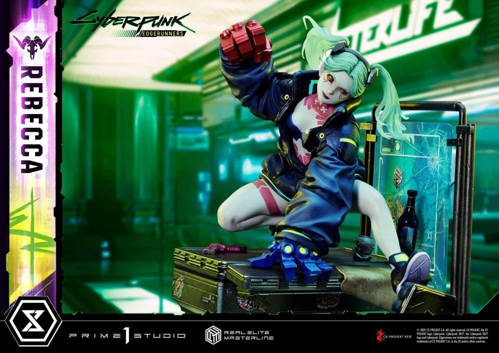 Cyberpunk: Edgerunners Real Elite Masterline Rebecca (Deluxe Ver.) 1/4 Scale Limited Edition Statue (With Bonus)