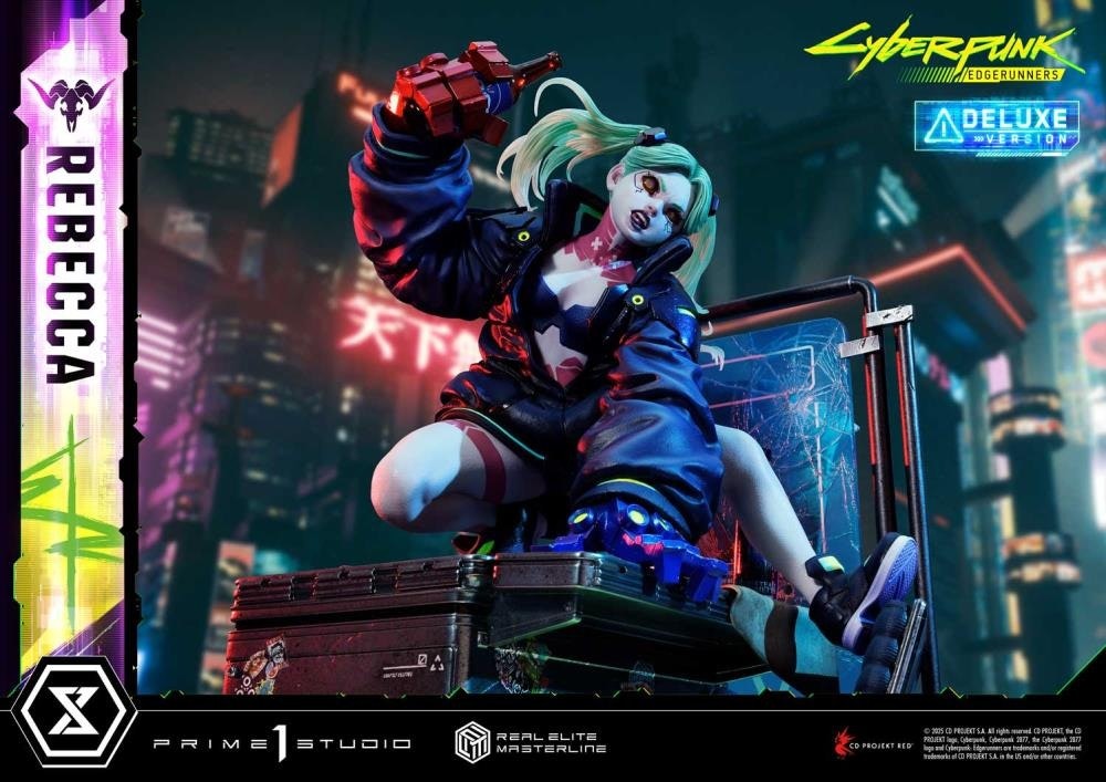 Cyberpunk: Edgerunners Real Elite Masterline Rebecca (Deluxe Ver.) 1/4 Scale Limited Edition Statue (With Bonus)