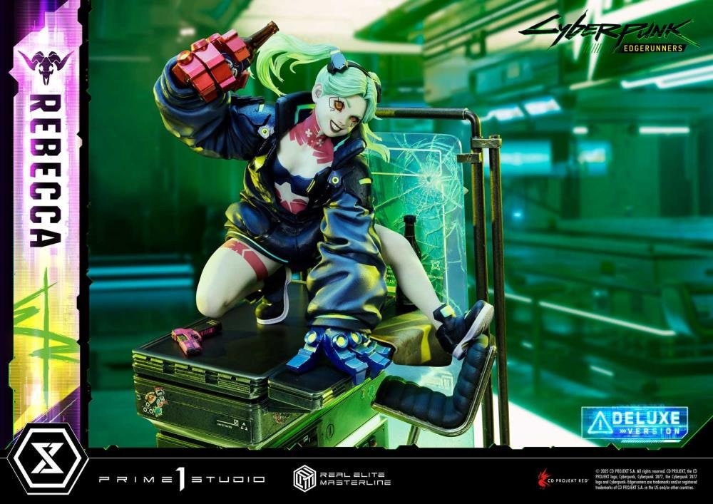 Cyberpunk: Edgerunners Real Elite Masterline Rebecca (Deluxe Ver.) 1/4 Scale Limited Edition Statue (With Bonus)