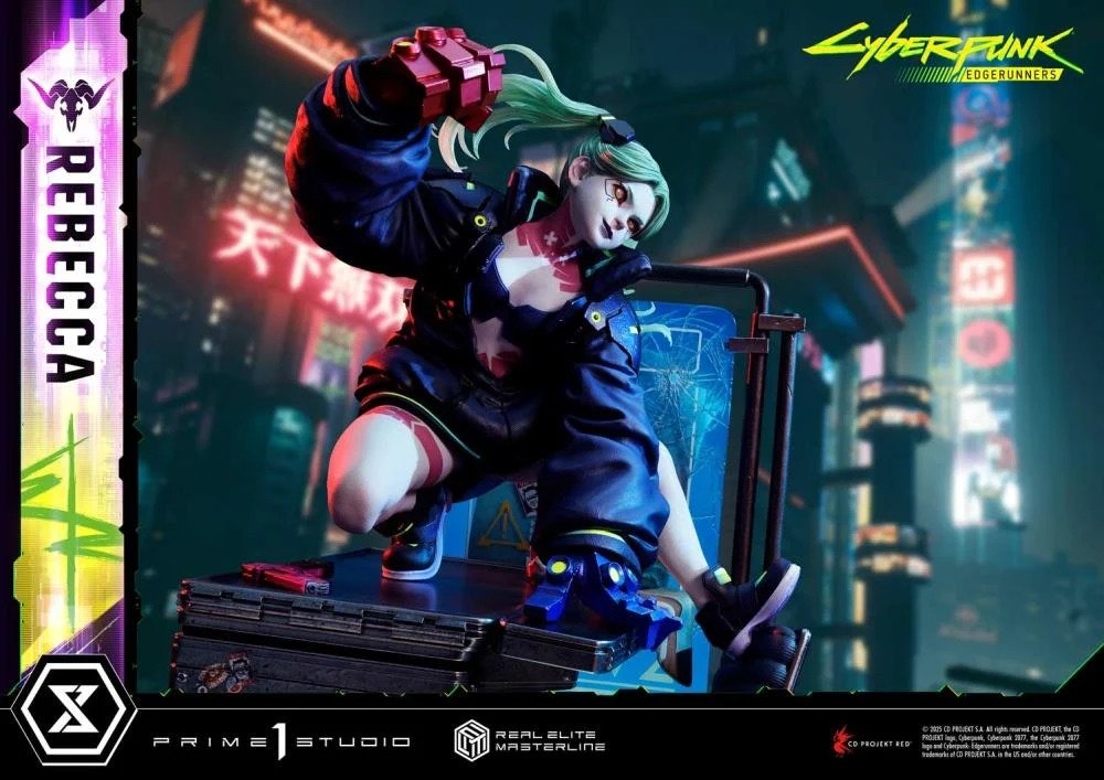 Cyberpunk: Edgerunners Real Elite Masterline Rebecca (Deluxe Ver.) 1/4 Scale Limited Edition Statue (With Bonus)