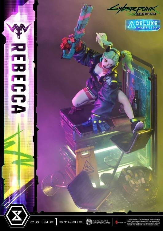 Cyberpunk: Edgerunners Real Elite Masterline Rebecca (Deluxe Ver.) 1/4 Scale Limited Edition Statue (With Bonus)