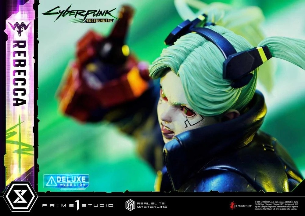 Cyberpunk: Edgerunners Real Elite Masterline Rebecca (Deluxe Ver.) 1/4 Scale Limited Edition Statue (With Bonus)