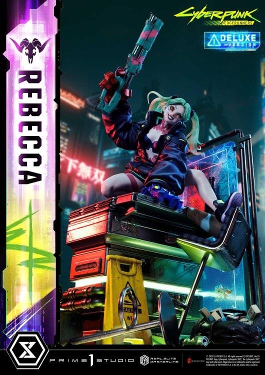 Cyberpunk: Edgerunners Real Elite Masterline Rebecca (Deluxe Ver.) 1/4 Scale Limited Edition Statue (With Bonus)