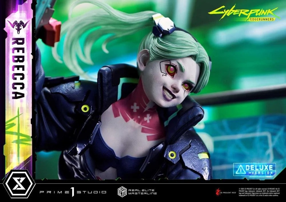 Cyberpunk: Edgerunners Real Elite Masterline Rebecca (Deluxe Ver.) 1/4 Scale Limited Edition Statue (With Bonus)