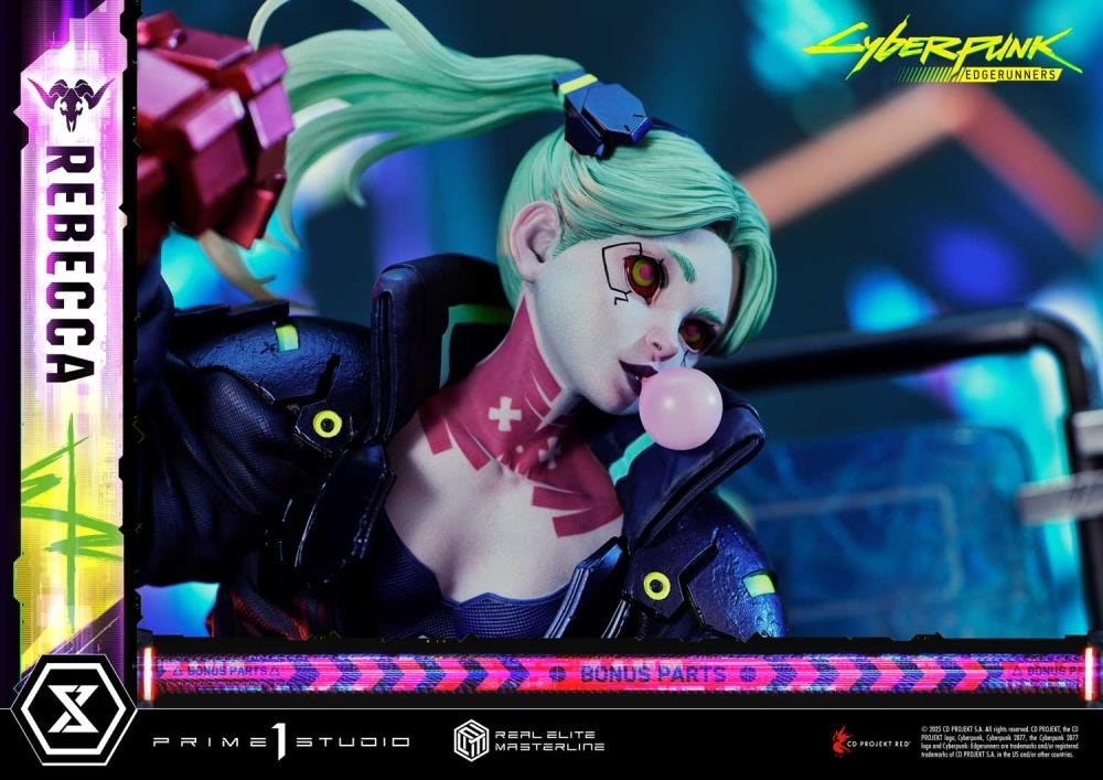 Cyberpunk: Edgerunners Real Elite Masterline Rebecca (Deluxe Ver.) 1/4 Scale Limited Edition Statue (With Bonus)
