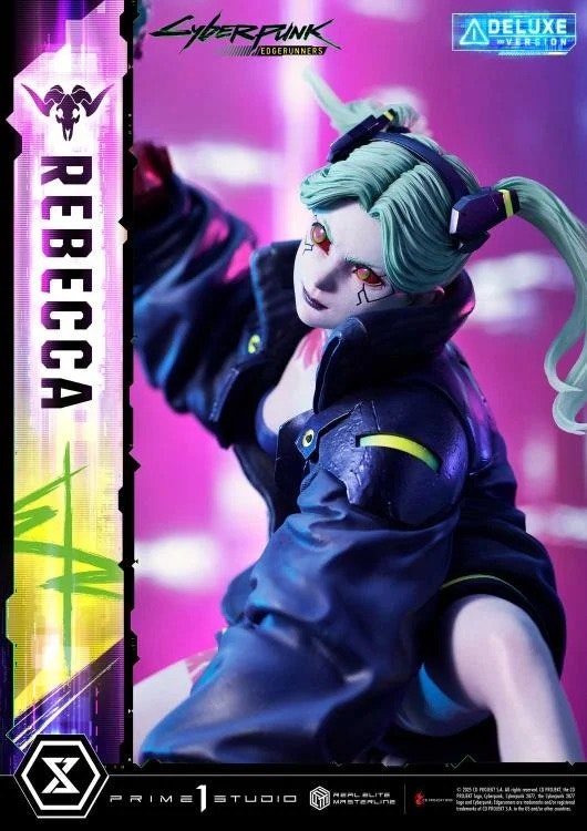 Cyberpunk: Edgerunners Real Elite Masterline Rebecca (Deluxe Ver.) 1/4 Scale Limited Edition Statue (With Bonus)