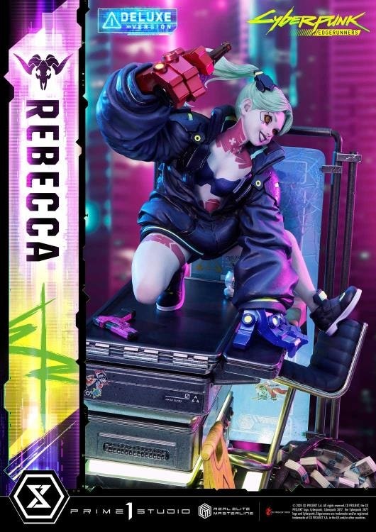 Cyberpunk: Edgerunners Real Elite Masterline Rebecca (Deluxe Ver.) 1/4 Scale Limited Edition Statue (With Bonus)