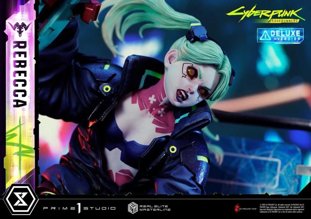 Cyberpunk: Edgerunners Real Elite Masterline Rebecca (Deluxe Ver.) 1/4 Scale Limited Edition Statue (With Bonus)