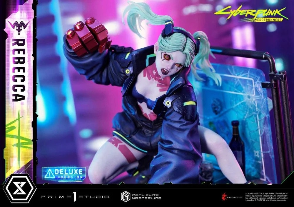 Cyberpunk: Edgerunners Real Elite Masterline Rebecca (Deluxe Ver.) 1/4 Scale Limited Edition Statue (With Bonus)