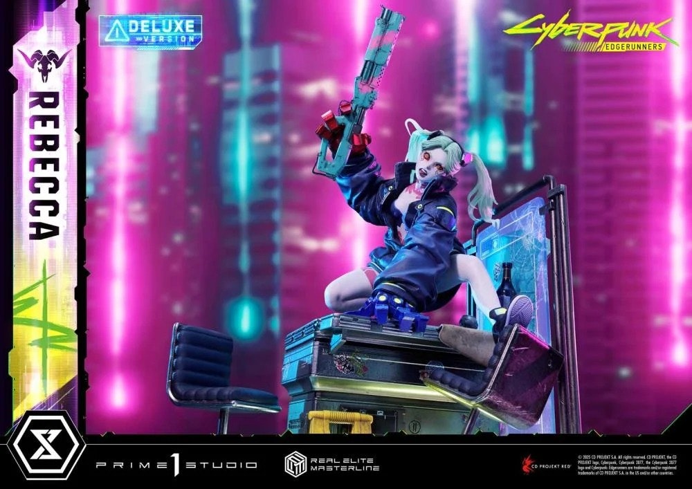 Cyberpunk: Edgerunners Real Elite Masterline Rebecca (Deluxe Ver.) 1/4 Scale Limited Edition Statue (With Bonus)