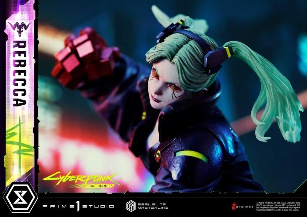 Cyberpunk: Edgerunners Real Elite Masterline Rebecca (Deluxe Ver.) 1/4 Scale Limited Edition Statue (With Bonus)