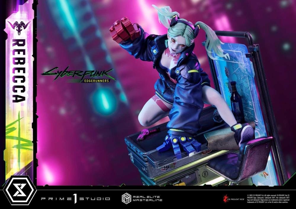 Cyberpunk: Edgerunners Real Elite Masterline Rebecca (Deluxe Ver.) 1/4 Scale Limited Edition Statue (With Bonus)