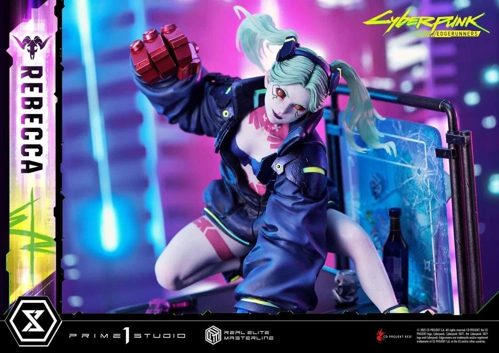 Cyberpunk: Edgerunners Real Elite Masterline Rebecca (Deluxe Ver.) 1/4 Scale Limited Edition Statue (With Bonus)