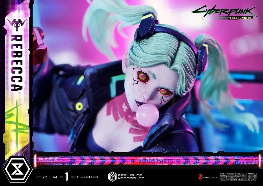 Cyberpunk: Edgerunners Real Elite Masterline Rebecca (Deluxe Ver.) 1/4 Scale Limited Edition Statue (With Bonus)