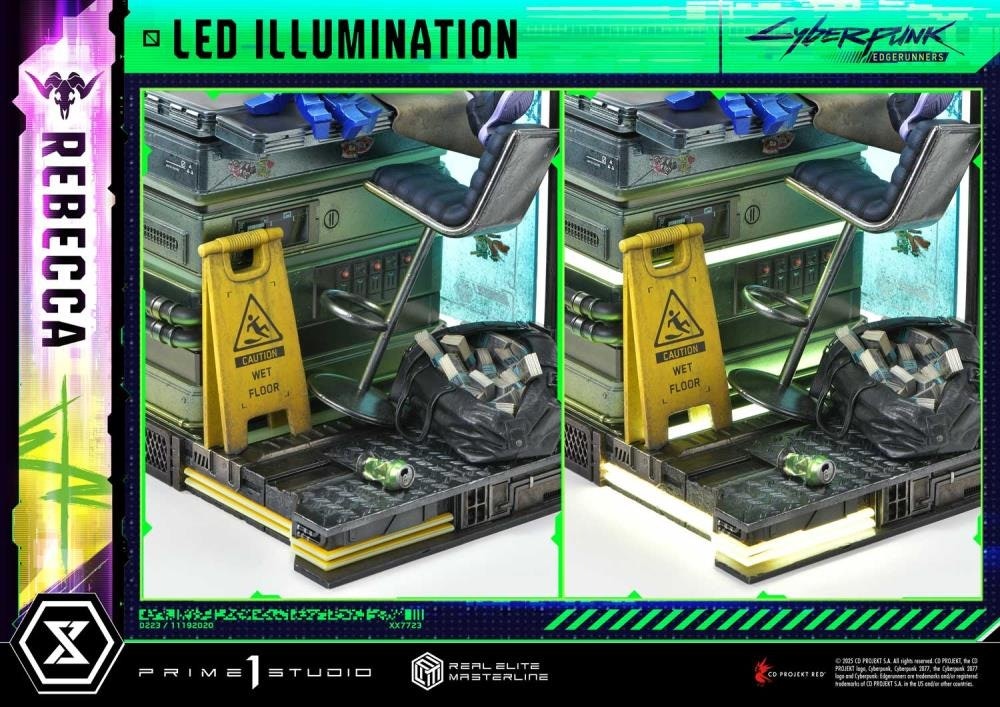 Cyberpunk: Edgerunners Real Elite Masterline Rebecca (Deluxe Ver.) 1/4 Scale Limited Edition Statue (With Bonus)