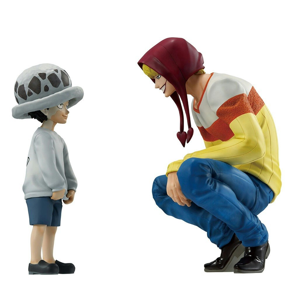One Piece Masterlise Ichibansho Trafalgar Law & Corazon (The Unbreakable Law) Figure