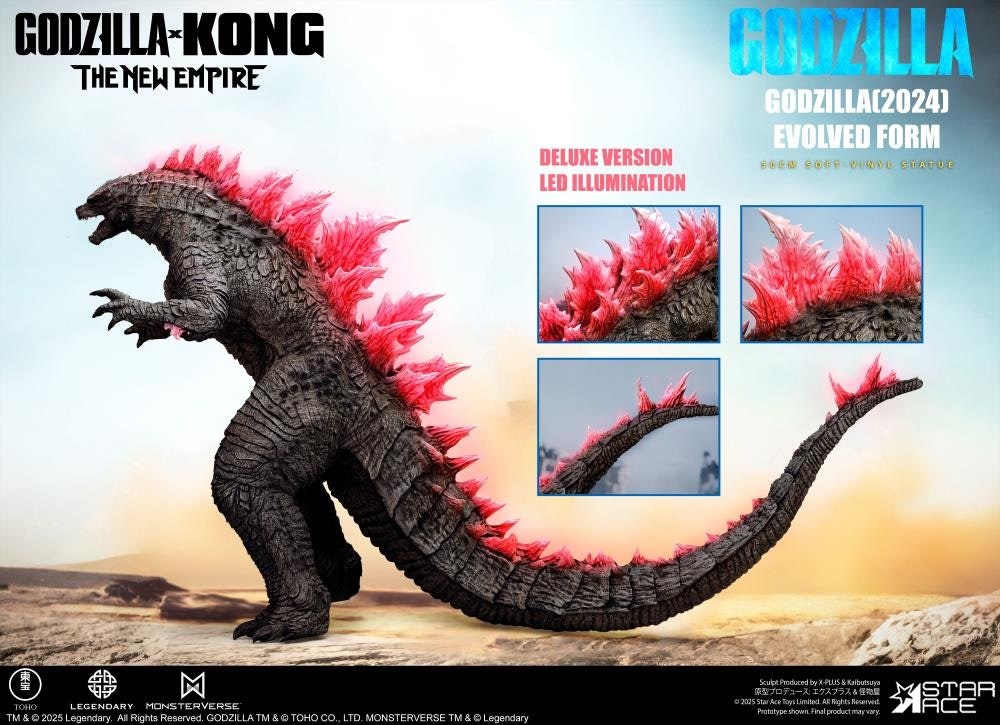 Godzilla x Kong: The New Empire Godzilla (Deluxe Ver.) Soft Vinyl Statue