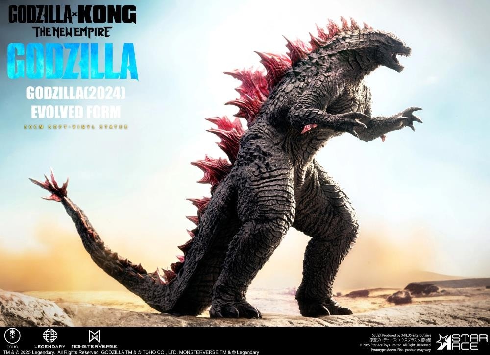 Godzilla x Kong: The New Empire Godzilla (Deluxe Ver.) Soft Vinyl Statue
