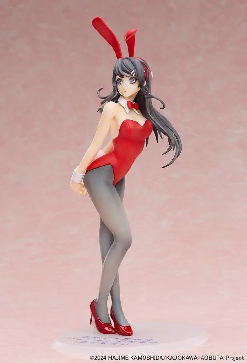Rascal Does Not Dream of Bunny Girl Senpai Mai Sakurajima (Red Bunny Girl Ver.) 1/7 Scale Figure