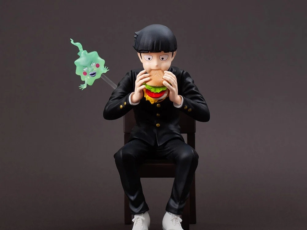 Mob Psycho 100 x Bunbougu Cafe 2022 Shigeo Kageyama & Ekubo Figure