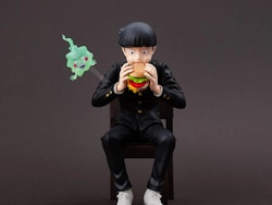 Mob Psycho 100 x Bunbougu Cafe 2022 Shigeo Kageyama & Ekubo Figure