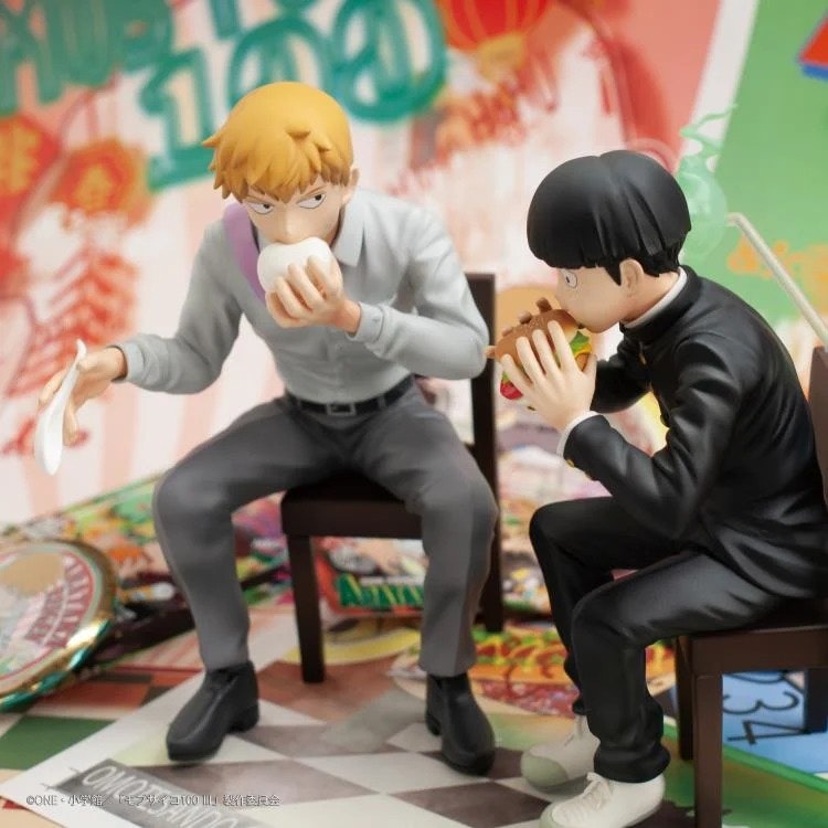 Mob Psycho 100 x Bunbougu Cafe 2022 Arataka Reigen Figure