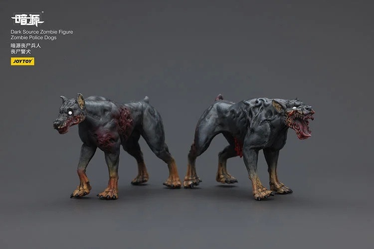 Dark Source Zombie Police Dogs 1/25 Scale Figure Set