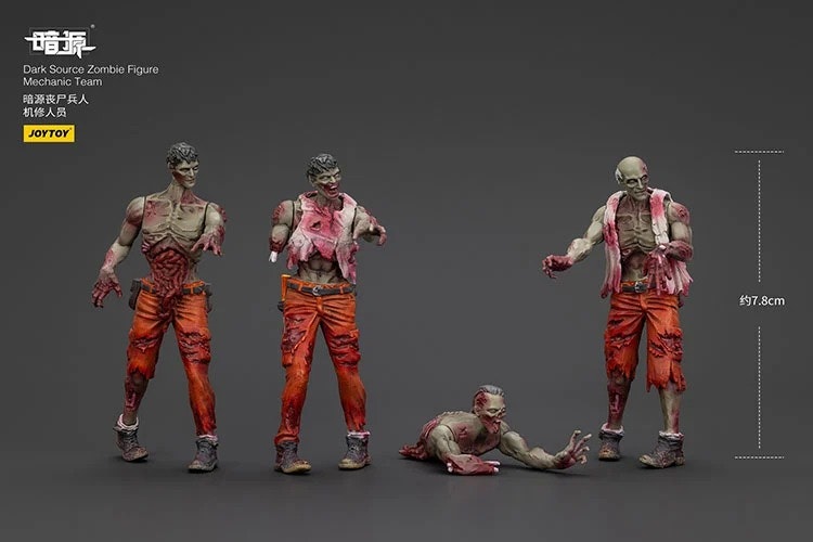 Dark Source Zombie Mechanic Team 1/25 Scale Figure Set