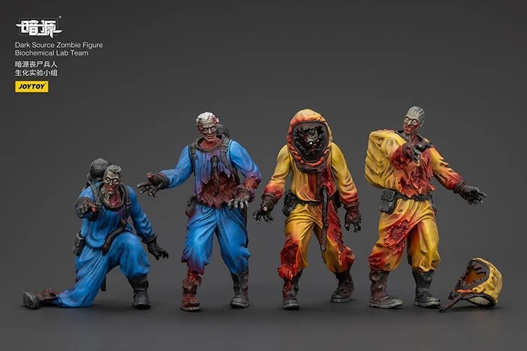 Dark Source Zombie Biochemical Lab Team 1/25 Scale Figure Set