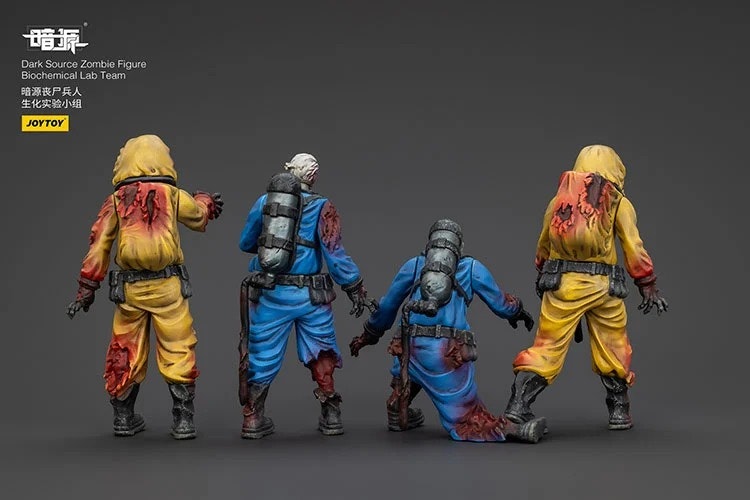 Dark Source Zombie Biochemical Lab Team 1/25 Scale Figure Set