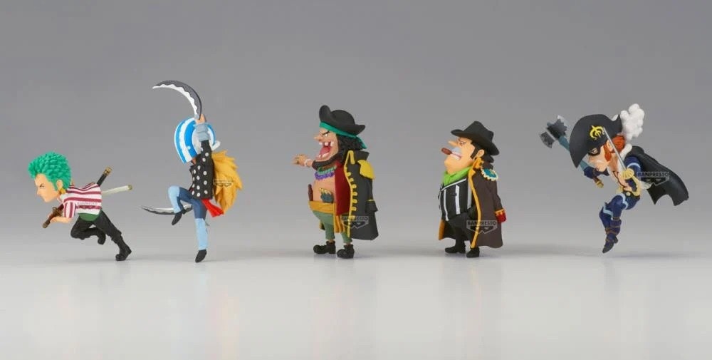 One Piece World Collectable Figure Sabaody Island The Worst Generation 2 Set of 6 Figures