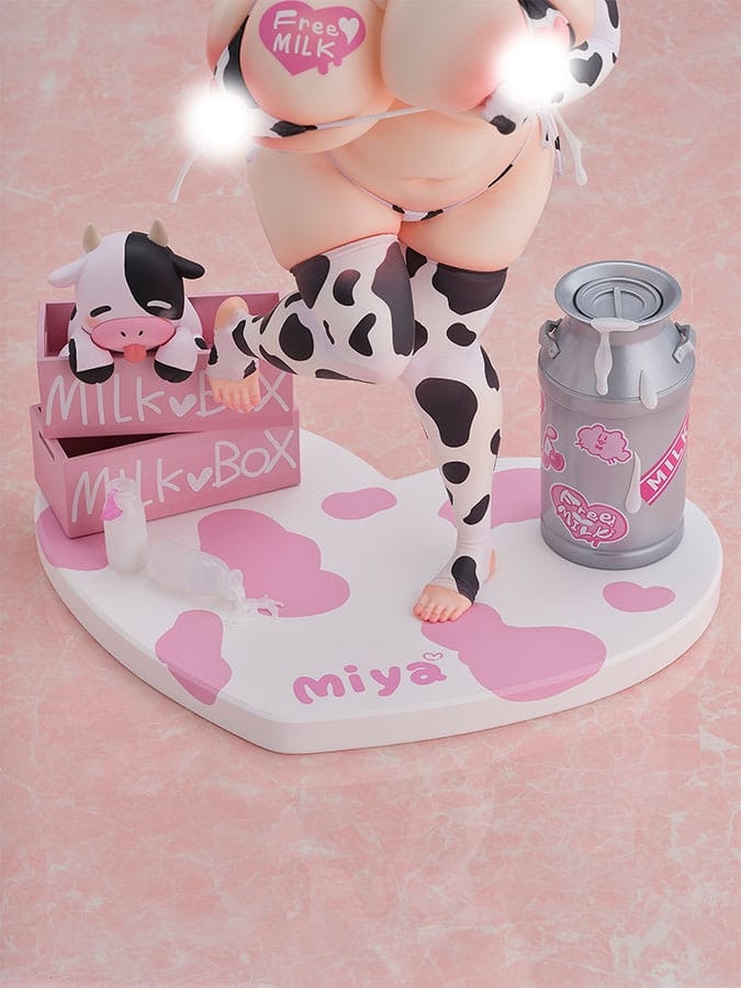 (18+) Kaenuco Illustration Miya-chan (Cow Costume Ver.) (DX Edition) 1/5 Scale Figure