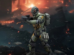 Dark Source APOC Bedrock Standard Comat Type Mecha Pilot 1/25 Scale Action Figure