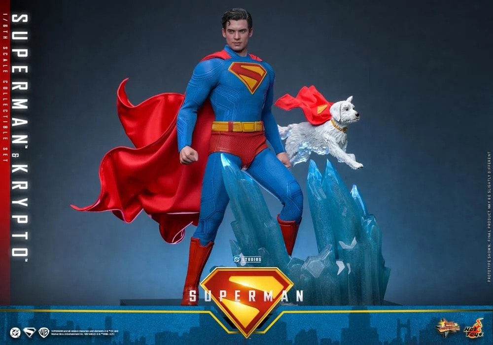 Superman (2025) MMS812 Superman & Krypto 1/6th Scale Collectible Figure Set