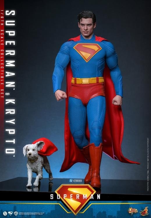 Superman (2025) MMS812 Superman & Krypto 1/6th Scale Collectible Figure Set