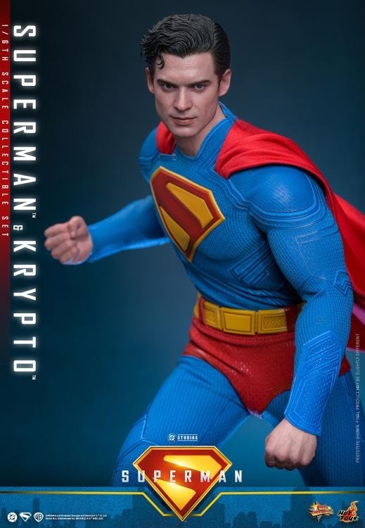 Superman (2025) MMS812 Superman & Krypto 1/6th Scale Collectible Figure Set