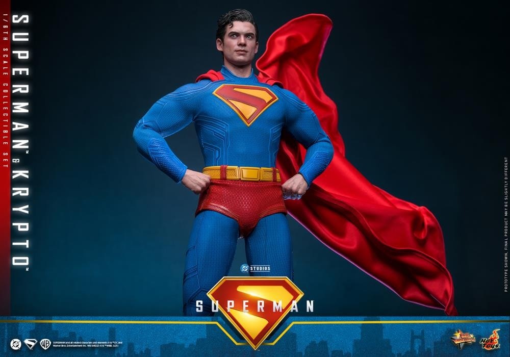 Superman (2025) MMS812 Superman & Krypto 1/6th Scale Collectible Figure Set